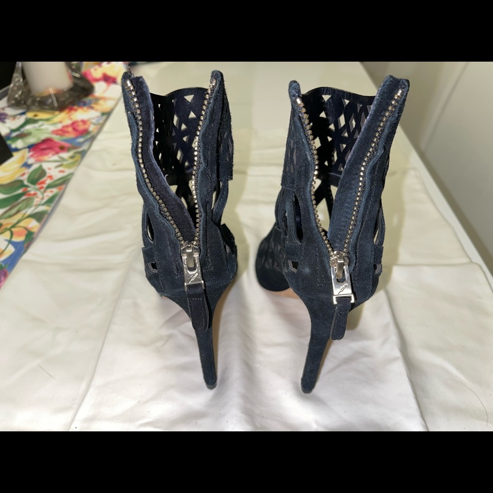 Brian Atwood Open Toe Booties - Picture 3 of 5